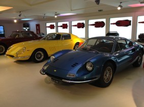 Част от колекцията в музеят Ferrari